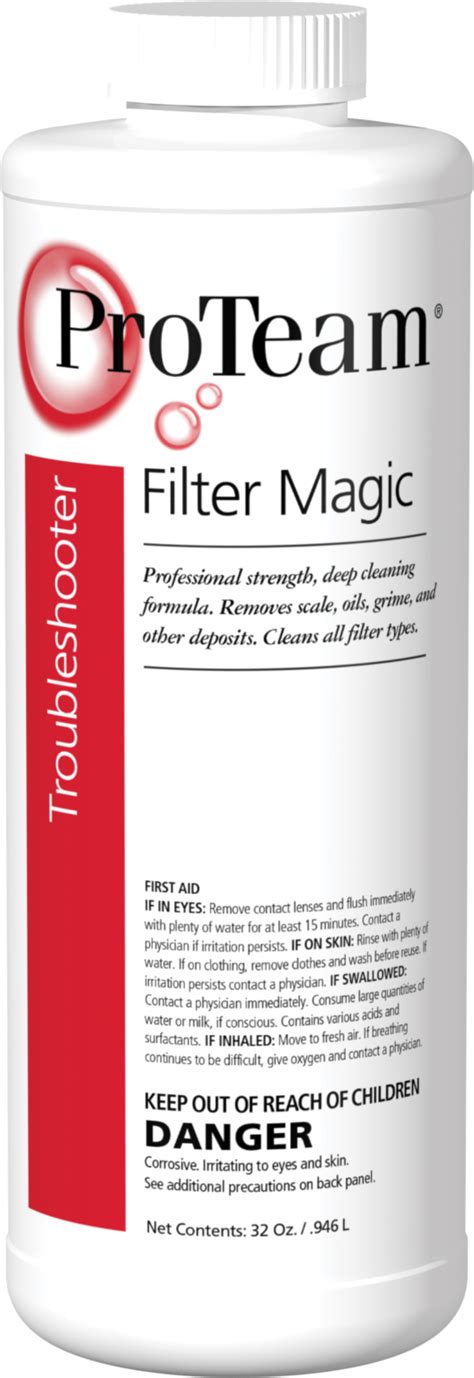 Proteam filter magic